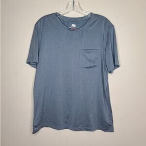 Normal Brand Performance blue short sleeve shirt - MEDIUM